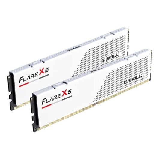 Mémoire RAM G.Skill Flare X5 F5-6000J2836G16GX2-FX5W 32GB 2x16GB Kit DDR5 6000MHz CL28 AMD EXPO Blanc