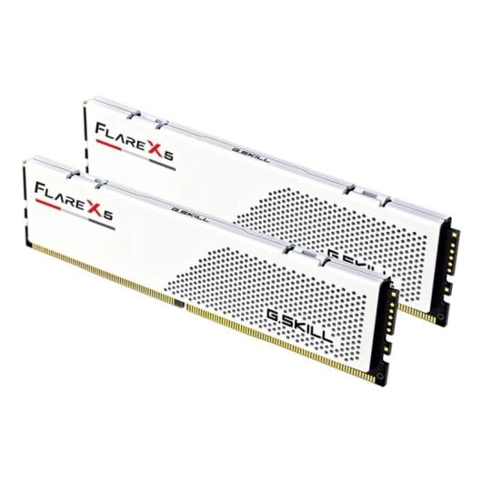 Mémoire RAM G.Skill Flare X5 F5-6000J2836G16GX2-FX5W 32GB 2x16GB Kit DDR5 6000MHz CL28 AMD EXPO Blanc