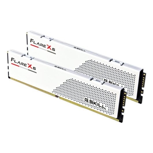 Memoria RAM G.Skill Flare X5 F5-6000J2836G32GX2-FX5W 64GB 2x32GB DDR5 6000MHz CL28 AMD EXPO Weiß