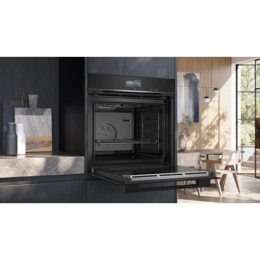 Horno eléctrico Siemens iQ700 HR736G1B1 71 litros Negro-Inox vapor y autolimpieza
