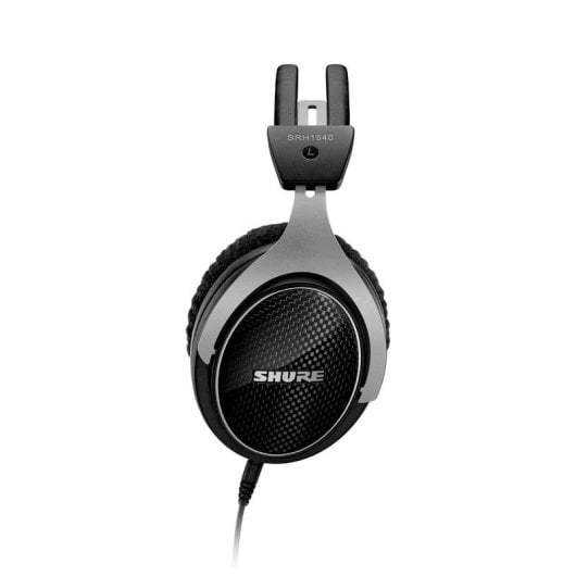Auriculaires Shure SRH1540 avec câble Jack pour musique, circum-aural fermé, noir argent