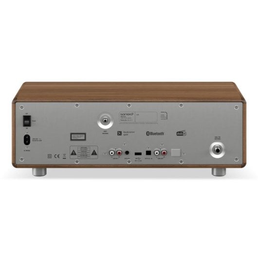 Chaîne Hi-Fi Sonoro PRESTIGE SO-331 80W RMS WiFi DAB+ Bluetooth CD Noyer