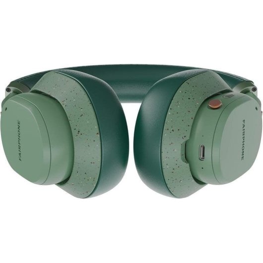 Auricolari Fairphone Fairbuds XL Bluetooth wireless con Cancellazione Rumore, Microfono, IP54, verde