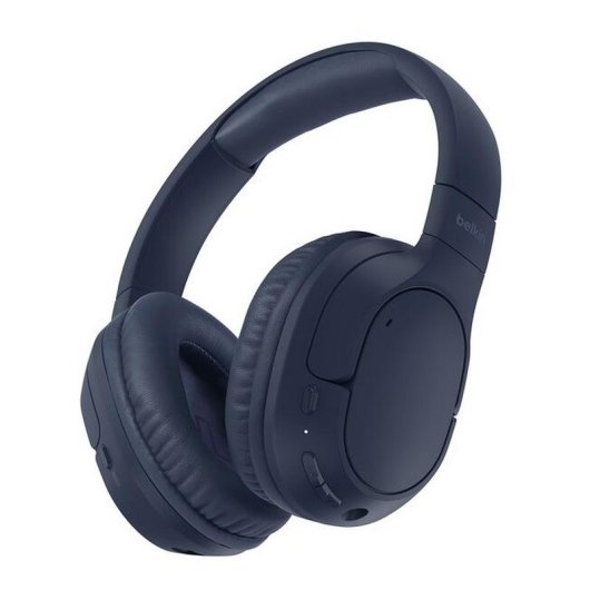 Auriculaires Belkin AUD009HQBL sans fil Bluetooth avec Réduction de Bruit, Microphone, bleu