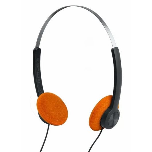 Auriculares Muse M-206 CF filaires USB-C On-Ear, contrôle du volume, orange