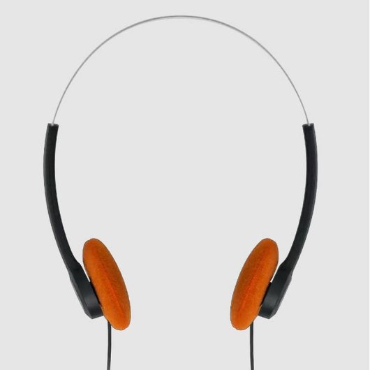 Auriculares Muse M-206 CF filaires USB-C On-Ear, contrôle du volume, orange