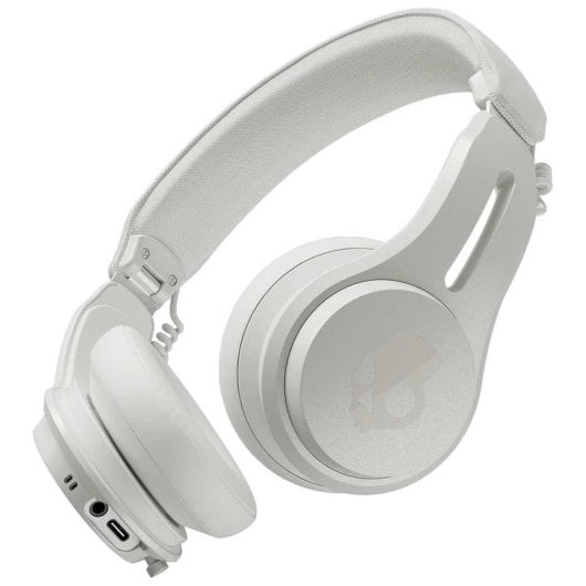 Auriculaires Skullcandy Icon ANC sans fil et filaire Bluetooth avec réduction de bruit active blancs