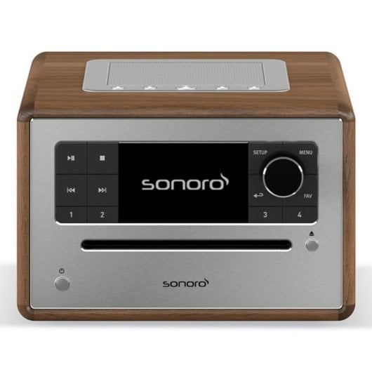 Microchaîne Sonoro ELITE 20W RMS DAB/FM Bluetooth CD Réveil Prise casque USB