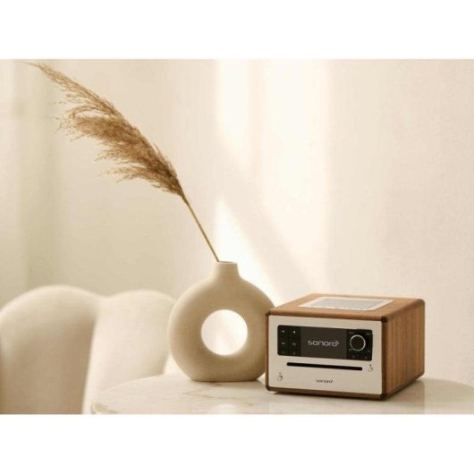 Microchaîne Sonoro ELITE 20W RMS DAB/FM Bluetooth CD Réveil Prise casque USB