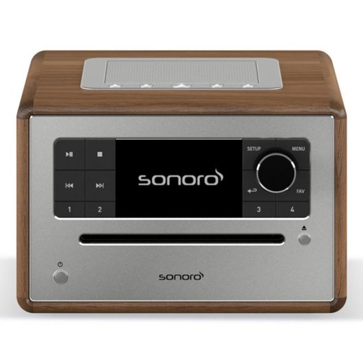 Microchaîne Sonoro ELITE 20W RMS DAB/FM Bluetooth CD Réveil Prise casque USB