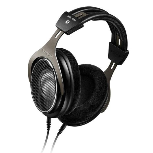 Auriculaires Shure SRH1840 filaires jack circum-aural audiophile ouverts noirs