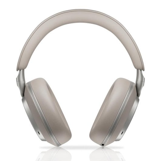 Auriculaires Bowers & Wilkins PX8 S2 sans fil Bluetooth avec Réduction active du bruit, circumaural, pliables, beige