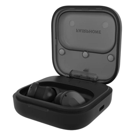 Auriculares Fairphone Fairbuds v2 inalámbricos Bluetooth con Cancelación de Ruido y protección IP54, negro