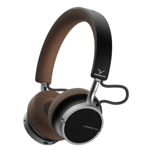 Auriculares Beyerdynamic Aventho 100 sans fil Bluetooth ANC pour musique et appels Noir Marron