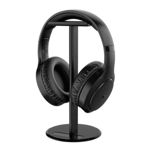 Auricolari Meliconi HP Flash Evo wireless e cablati Bluetooth per musica pieghevoli neri