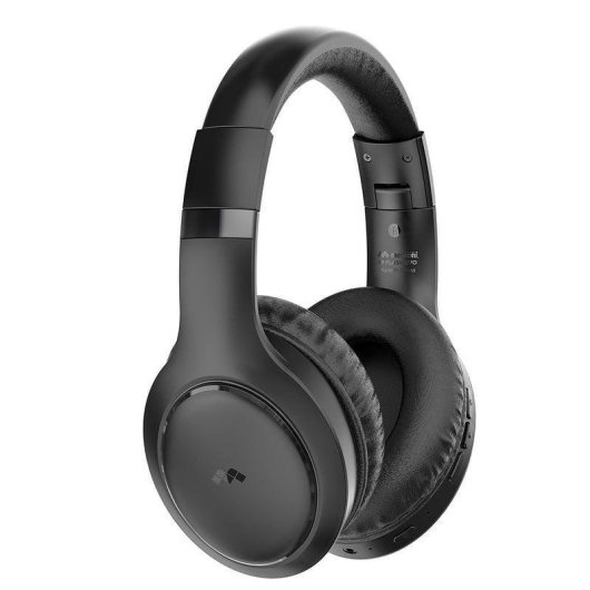 Auricolari Meliconi HP Flash Evo wireless e cablati Bluetooth per musica pieghevoli neri