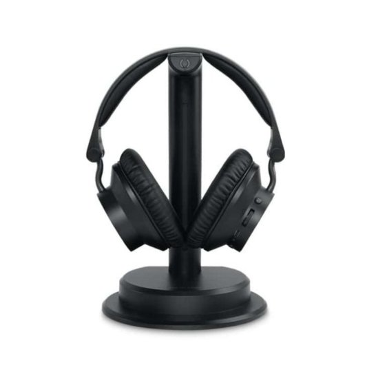 Auriculares Muse M-282 CTV sans fil et filaire Bluetooth pour TV, micro intégré, noir
