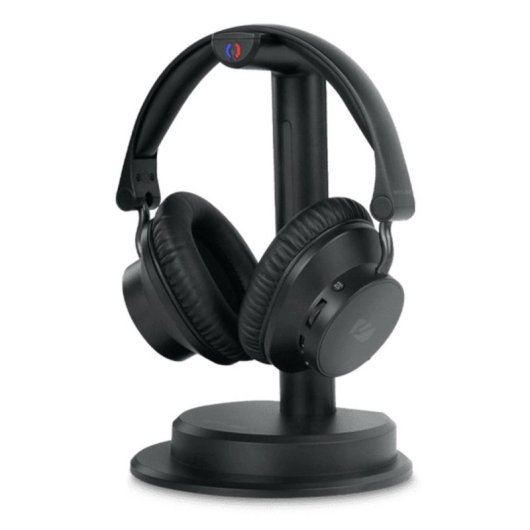 Auriculares Muse M-282 CTV sans fil et filaire Bluetooth pour TV, micro intégré, noir