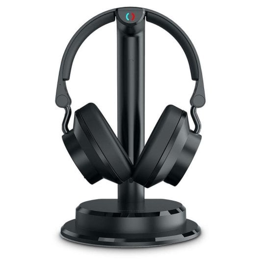 Auriculares Muse M-282 CTV sans fil et filaire Bluetooth pour TV, micro intégré, noir