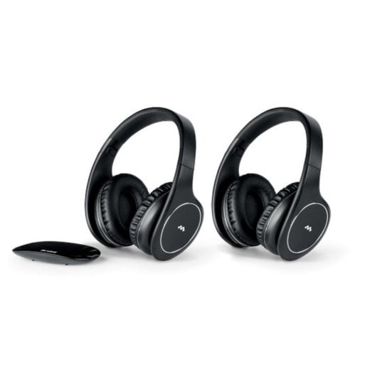 Auriculares Meliconi HP Easy Digital Bundle Inalâmbricos e Com Fio Uso TV Preta