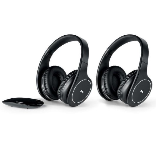 Auriculares Meliconi HP Easy Digital Bundle sans fil et filaire portée 100 m TV noir