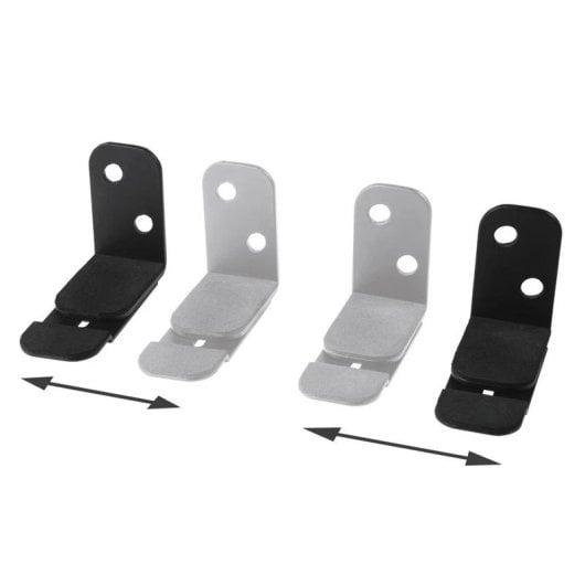 Supporto universale Hama 00220883 Nero 10 kg Set da 2 pezzi