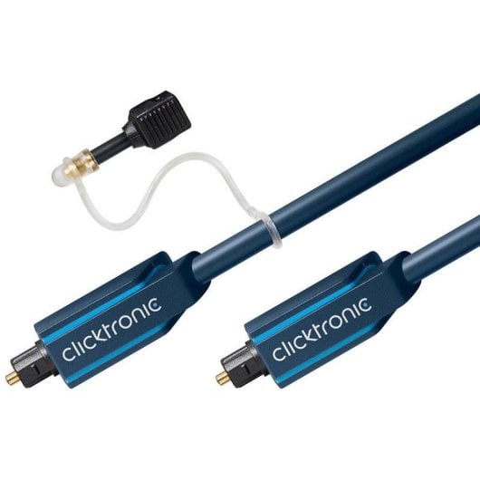 Cavo audio Clicktronic 70368 Toslink 2m blu con connettori placcati oro