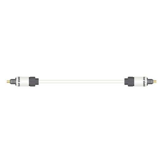 Câble optique Real Cable OPT-1 1,5 m Toslink mâle connecteurs plaqués or