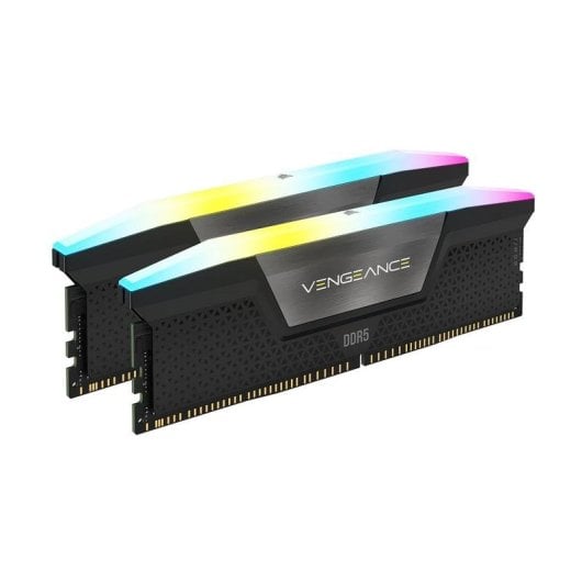 Memória RAM Corsair Vengeance RGB CMHLEKIT2-D5 Kit Iluminação Preto 2x DIMM 288 pinos DDR5 RGB