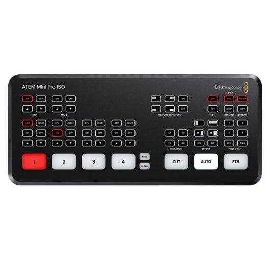 Mélangeur vidéo Blackmagic ATEM Mini Pro ISO Full HD 4 HDMI Streaming ISO