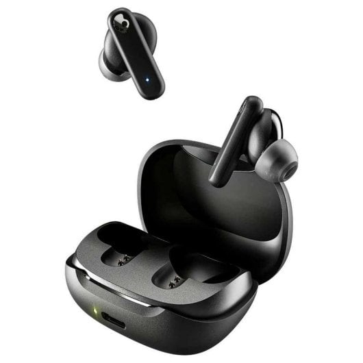Auriculaires Skullcandy Smokin Buds sans fil Bluetooth TWS pour appels et musique, noirs