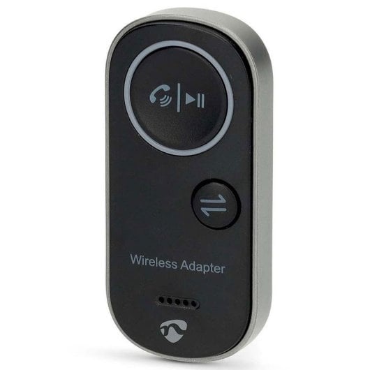 Adaptador de audio Bluetooth Nedis BTTC2500BK con USB-C, jack 3,5 mm y display LCD
