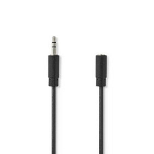 Cable de audio Nedis CAGL22050BK30 3,5 mm macho a hembra 3 m negro