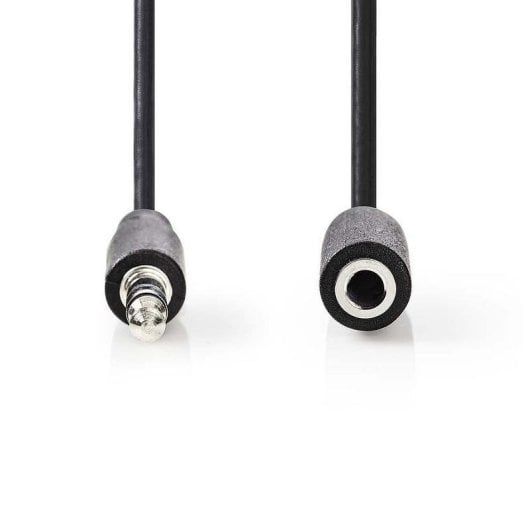Cable de audio Nedis CAGL22050BK30 3,5 mm macho a hembra 3 m negro
