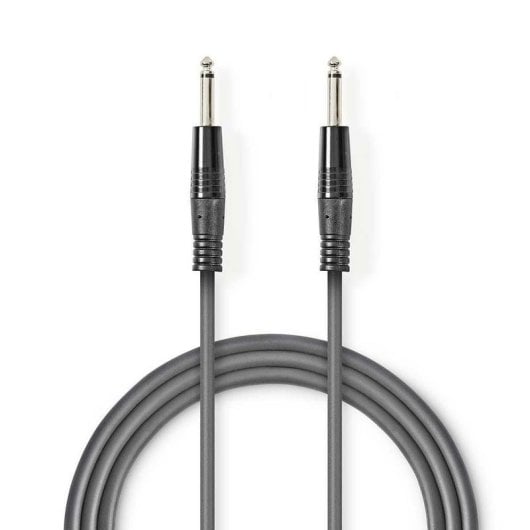 Cable de audio Nedis COTH23000GY15 6,35 mm macho/macho 1,5 m gris