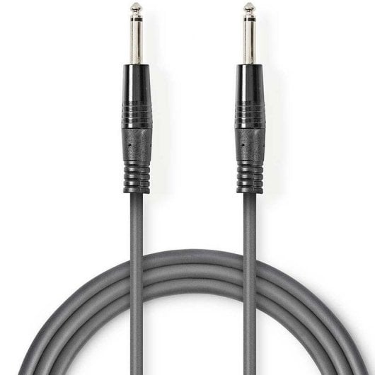 Cable de audio Nedis COTH23000GY15 6,35 mm macho/macho 1,5 m gris