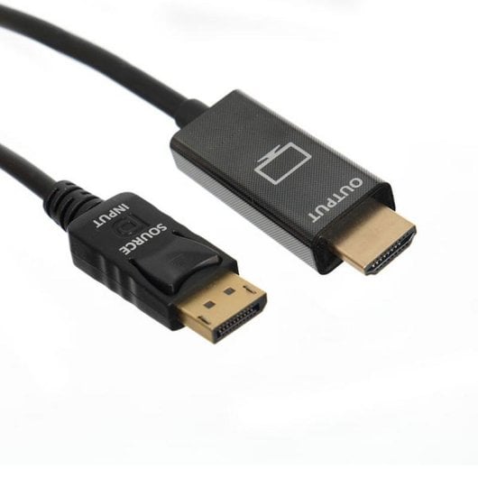 Câble DisplayPort Textorm TXCVDPH2K18RV HDMI 4K 1,8 m Noir Actif