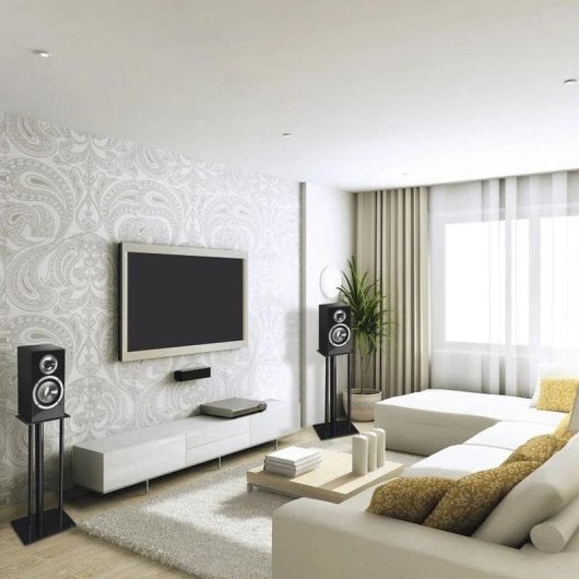 Supporto altoparlante HAMA 00220881 Nero 30 kg set 2 pezzi, 64 cm