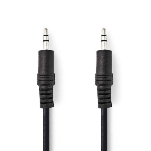 Cable de audio Nedis CAGL22000BK10 macho-macho 3,5 mm 1 m negro