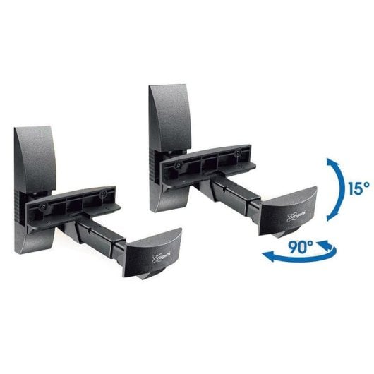 Supporto da parete Vogel's VLB 200 Nero Coppia universale per altoparlanti