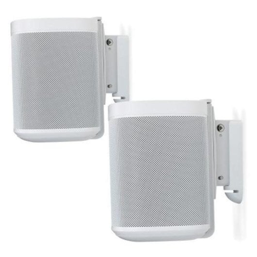 Support d'enceinte Flexson FLXS1WM2011 Blanc, mural, pour Sonos One/Play:1 (paire)