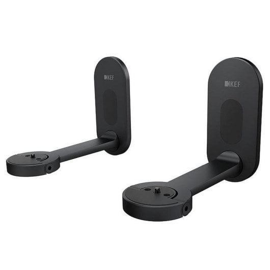 Support mural Kef B1 Noir pour LSX Paire en aluminium réglable