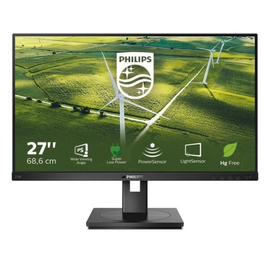 Monitor Philips 272B1G/00 27" FullHD 75Hz IPS Altura Ajustável USB Altifalantes 4ms