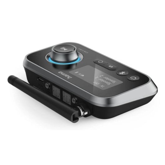 Transmissor Áudio Bluetooth HAMA Link.it duo Conversor USB-C/Jack/RCA aptX 10 m