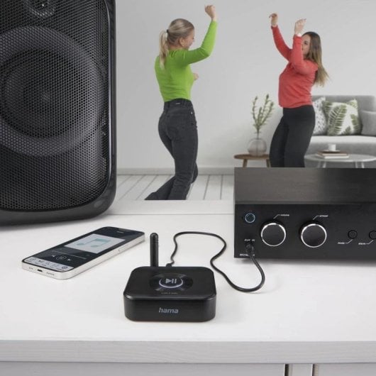 Récepteur Audio Sans Fil HAMA Link.it solo Bluetooth 5.3 3,5 mm USB microSD Double Appairage