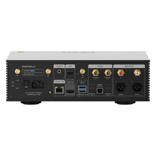 Lettore di rete EverSolo DMP-A6 GEN2 Dual DAC ESS ES9038Q2M Wi-Fi Bluetooth LCD