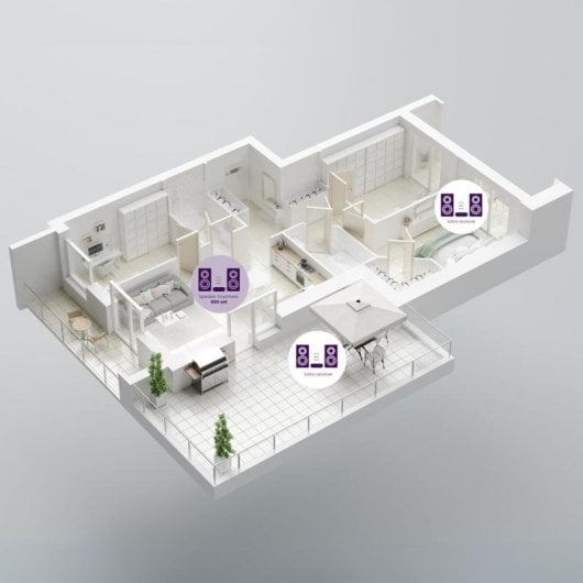 Marmitek Speaker Anywhere 650 Extensor Áudio/Vídeo AV Sem Fios 30 m Bidirecional DC