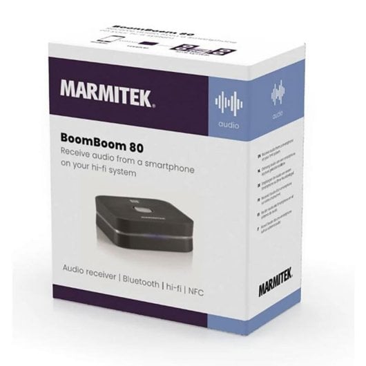 Ricevitore Audio Marmitek BoomBoom 80 Wireless Bluetooth NFC 55g Compatto