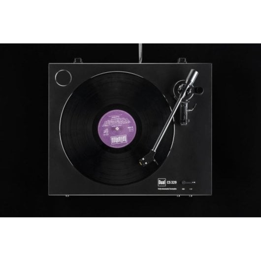 Tornamesa Dual CS 329 Noir Automatique à Courroie Audio-Technica AT91