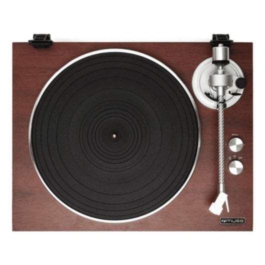 Platine vinyle Muse MT-109 BTO Bluetooth Noyer Bras en J Aluminium 33/45 RPM